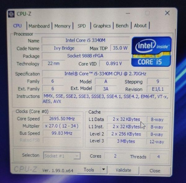 لپ تاپ استوک اروپایی HP - EliteBook 8570p - Corei5 گرافیک دار - تصویر 5