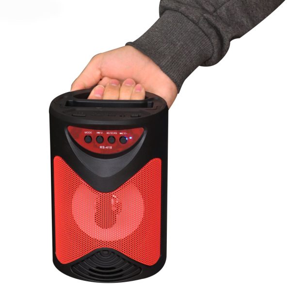 اسپیکر بلوتوثی قابل حمل مدل RS-418 - تصویر 2